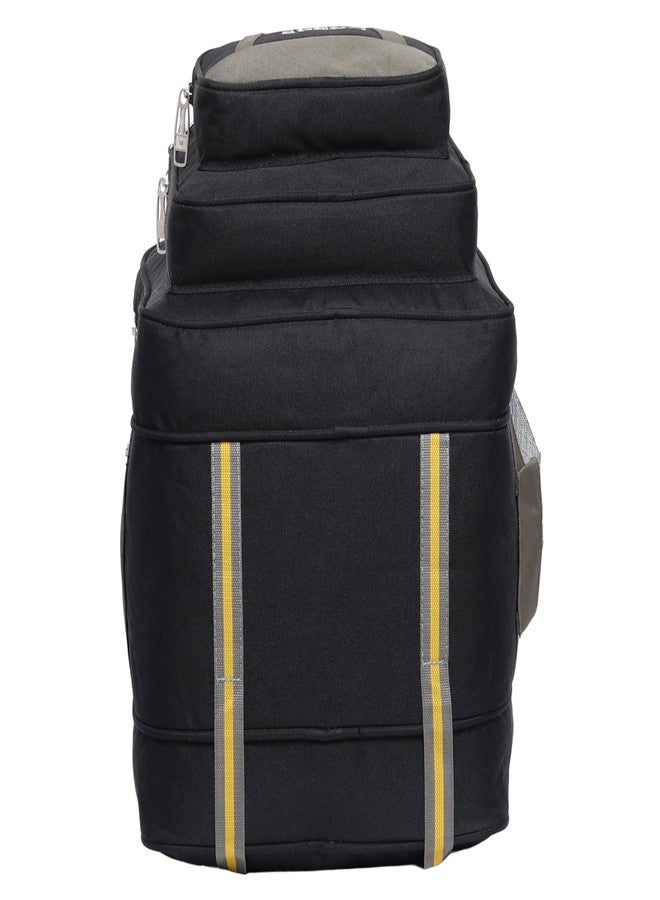 SPEND School Backpack with Lunch Bag Combo | Multipurpose Spacious School Bag for Students | Durable Multi-Compartment Design Lightweight, with High Storage Capacity 5th to 10 class (Black,Sky Blue) - Image 3