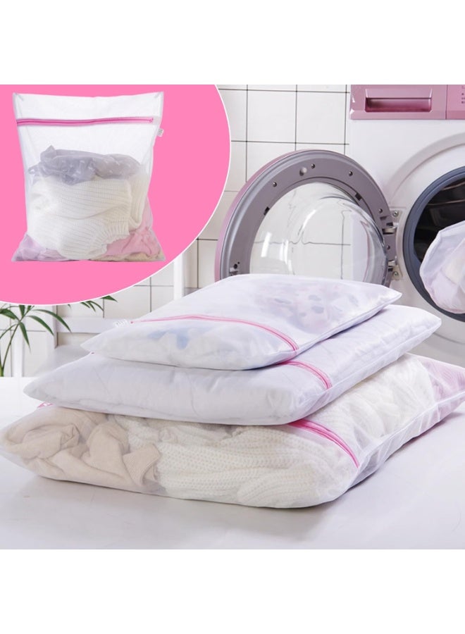 KITCHENOO Set of 5 Grids Zippered Washing Machine Washing Bag for Travel Bra, Shoes, Suitcase, Socks, Underwear, Baby Clothes  - Image 2
