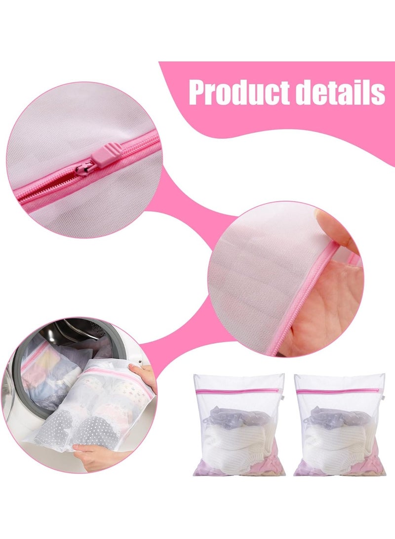 KITCHENOO Set of 5 Grids Zippered Washing Machine Washing Bag for Travel Bra, Shoes, Suitcase, Socks, Underwear, Baby Clothes  - Image 4