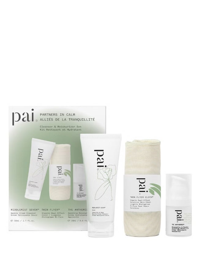 Pai Skincare Partners in Calm Cleanser & Moisturiser Set - Image 1