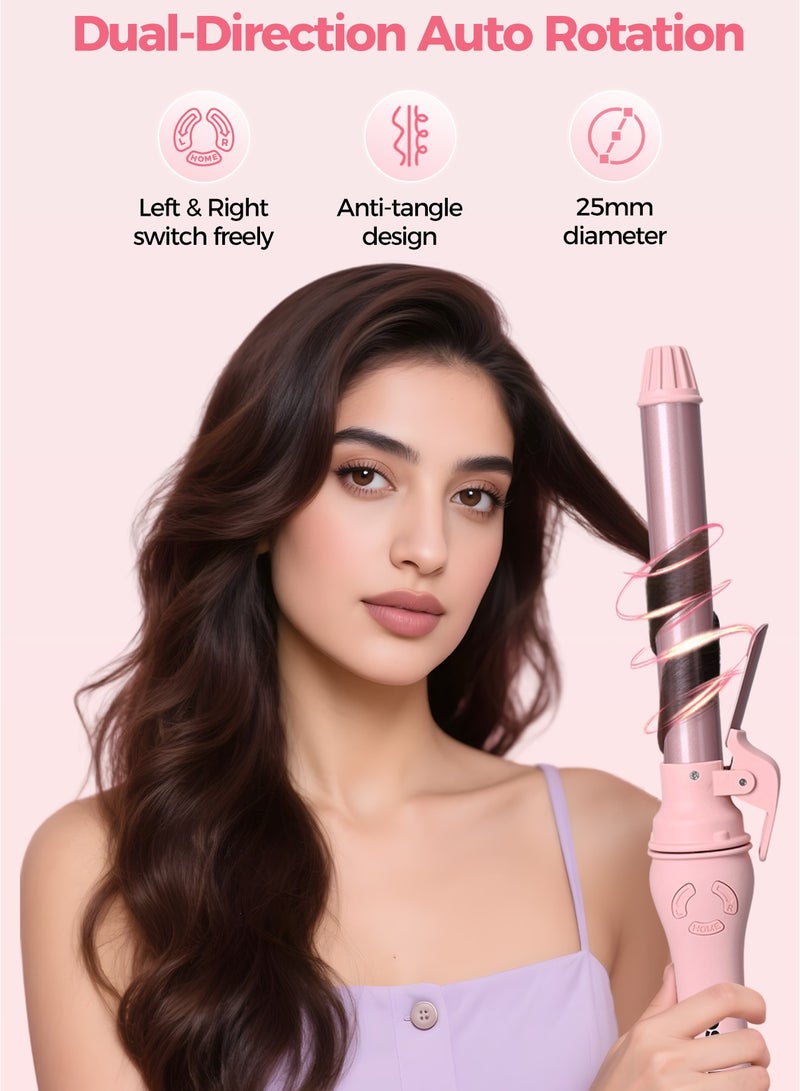 DOSCHER 25mm Professional Curling Iron, 230°C, PTC Fast Heating, LED Display，Ionic Technology - Image 5