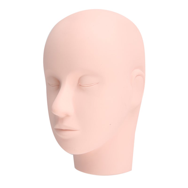 Microblading Practice Head: Soft Simulation Silicone, 3D Double-fold Eyelid - Professional Teaching Model for Beauty Students, Makeup & Permanent Makeup Practice - Image 2