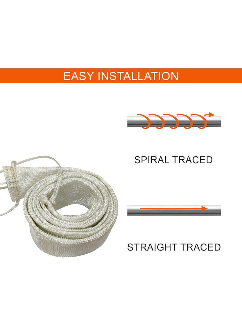 Generic Tempo Flexible Electric Pipe Heating Tape Medium 210 Watt Temp 400C Volt 230 Size 25mm x 600mm For Dry Surface  - Image 5