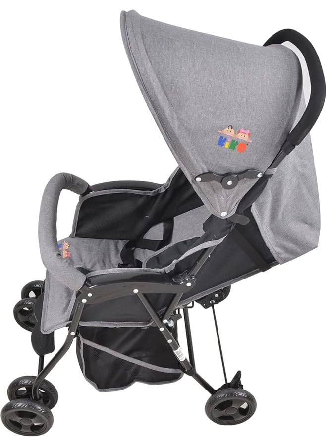 Kiko Stroller For Newborn Baby Grey - Image 3