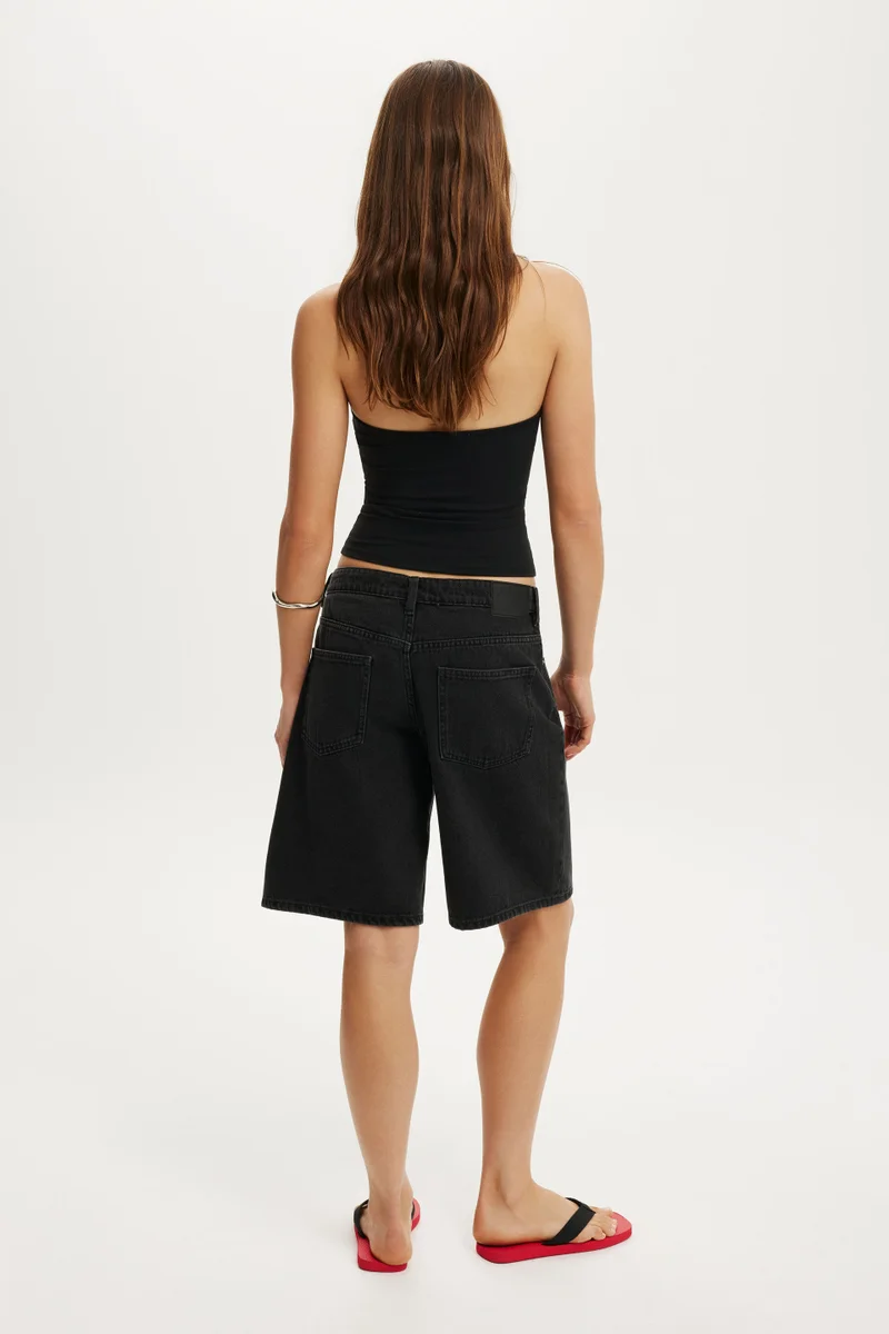 Cotton On  BAGGY DENIM SHORT for Women | Best Price UAE