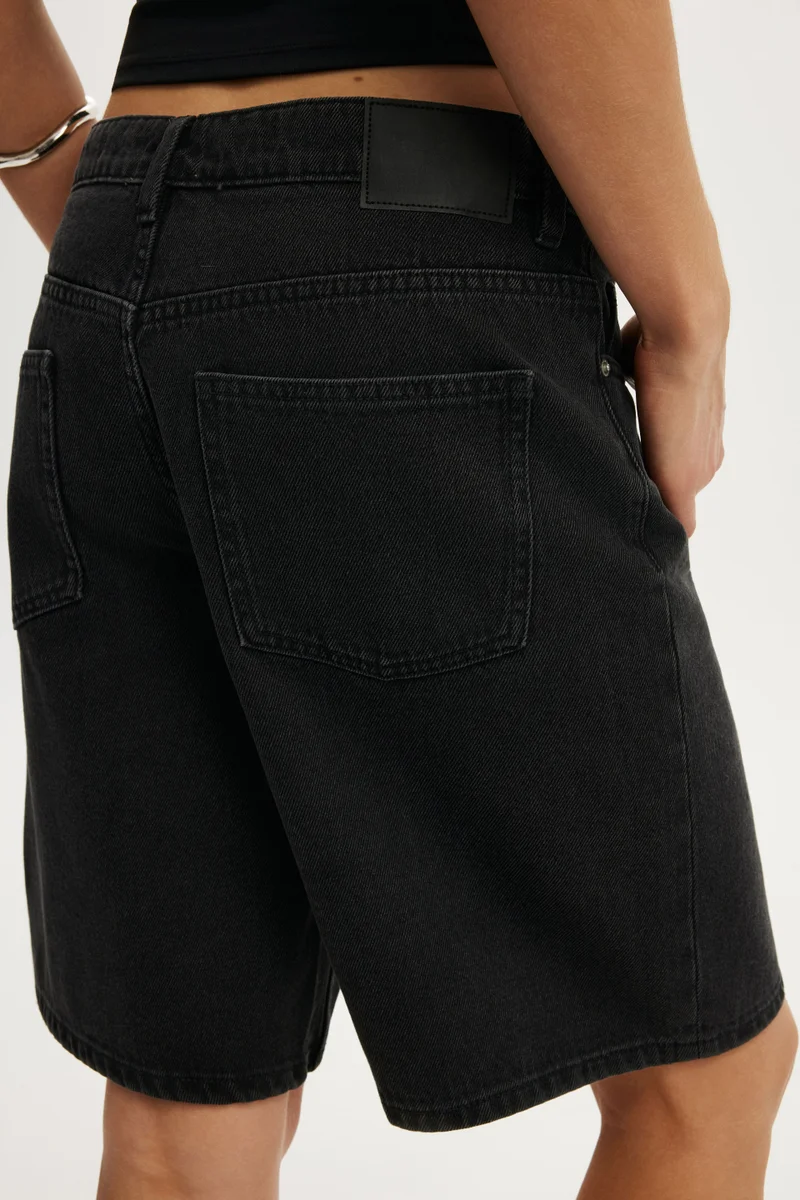 Cotton On  BAGGY DENIM SHORT for Women | Best Price UAE