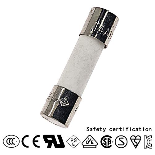 ChengHongXing 10PCS Ceramic fuses T4AH250V Slow-Blow 5x20mm/0.197"x0.787" 4AMP 250V (T4A) - Image 2