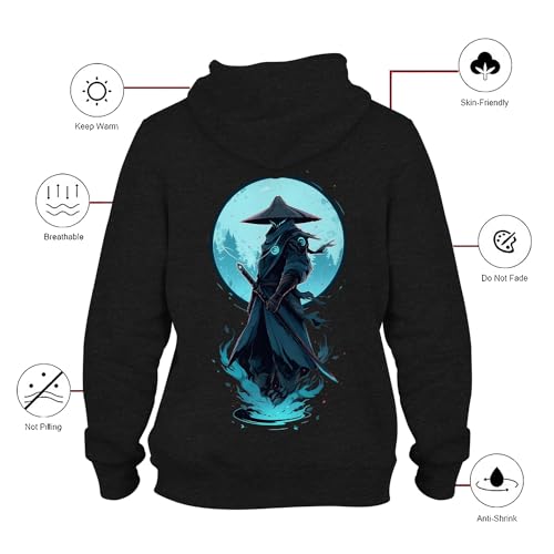 fanideaz Mens Cotton Hoodie Graphic Printed Full Sleeve T-Shirt_0033BM_XL - Image 3