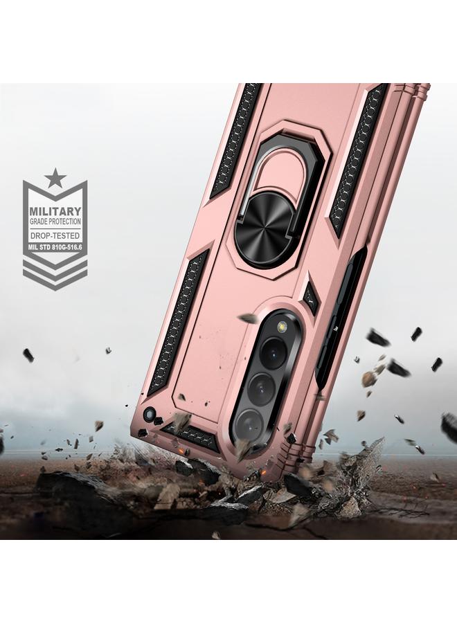 S-TOP Case For Samsung Galaxy Z Fold3 5G Shockproof TPU + PC Phone Case with Rotating Holder - Image 5