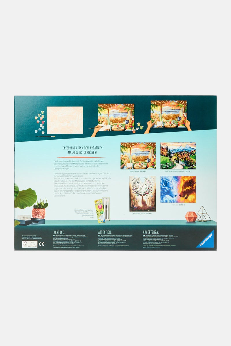 Ravensburger Paint by Numbers 20168 - Bavarian Autumn Impression, Green Combo - Image 2