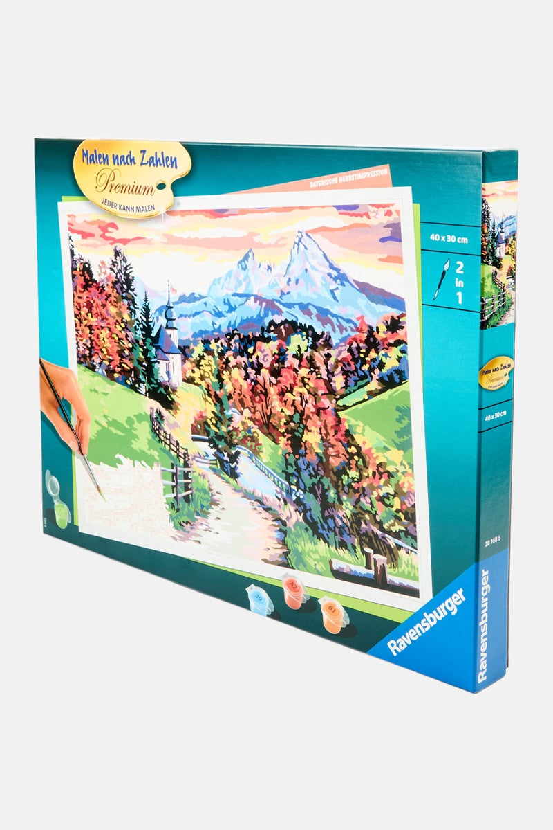 Ravensburger Paint by Numbers 20168 - Bavarian Autumn Impression, Green Combo - Image 3