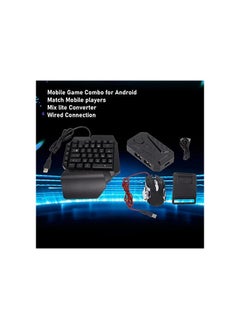 Generic Gaming Mouse and Keyboard for Android – USB, Black  - Image 3
