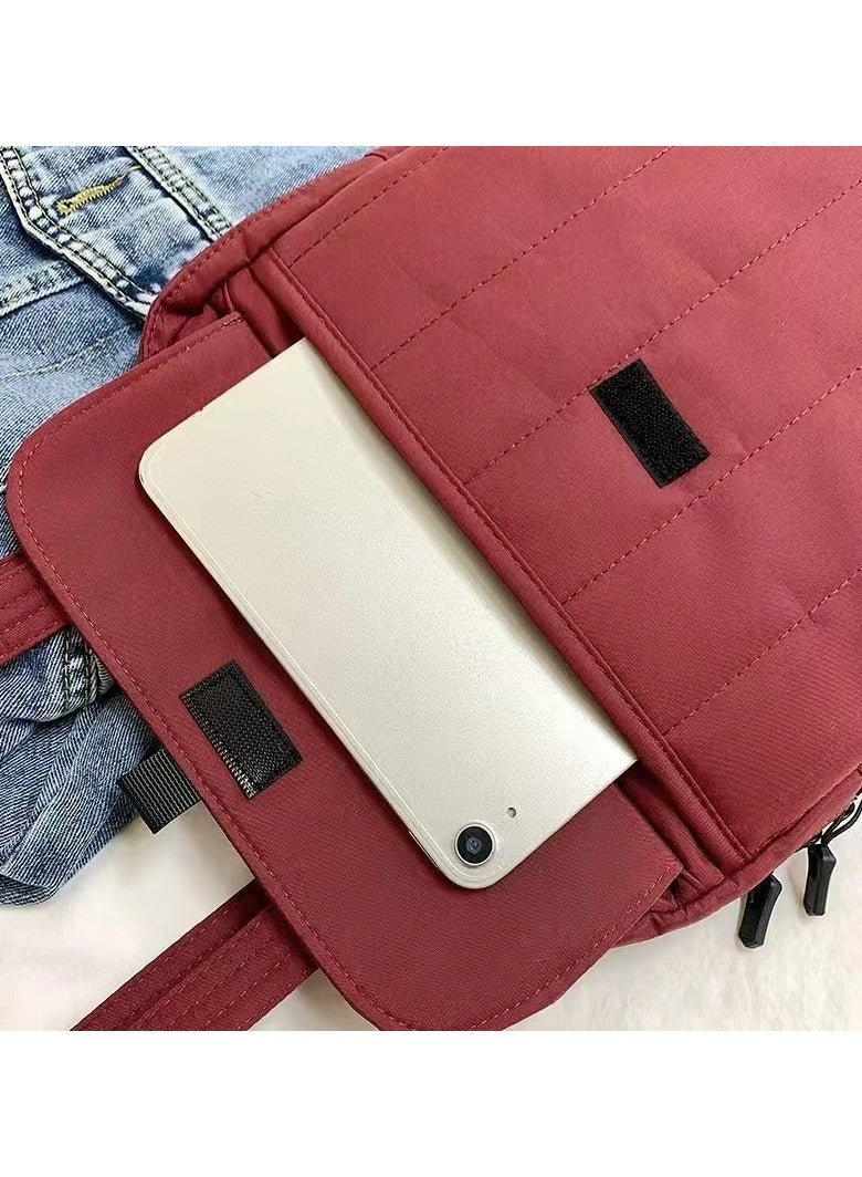 Shoulder Laptop and MacBook Business Bag (15.6) Inch, Ideal for Travel and Work, Waterproof and Drop Resistant, Simple Handbag and Oxford Cloth Fabric for Men and Women 41*29*5 cm  - Image 3