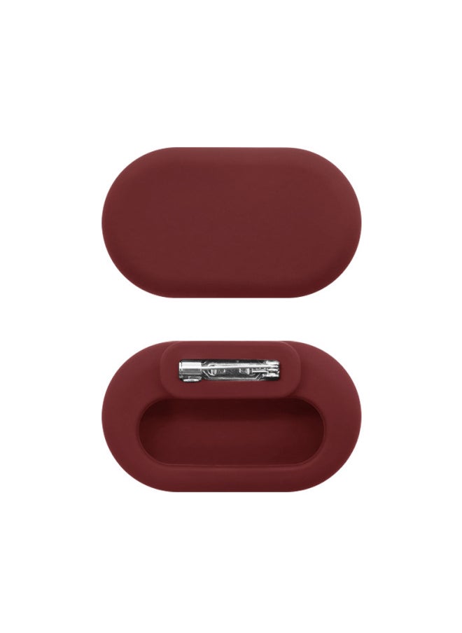 Suitable For Samsung Galaxy SmartTag2 Pin Tracker Case Locator Protection-Color:Wine Red-Applicable Models:Samsung Galaxy Smarttag2