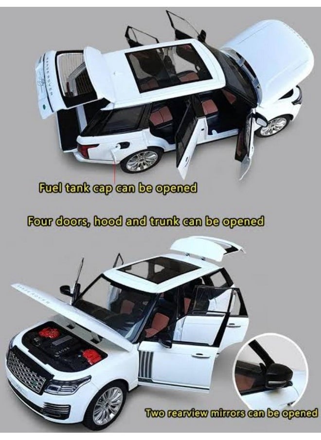 Sky Tech Sky Tech® Range Rover SUV Car 1:32 Scale Model Car Exclusive Alloy Metal Pull Back Die-cast Car Metal Pullback Toy car with Openable Doors & Light Music Best Gifts Toys Kids【Colors as Per Stock】  - Image 5