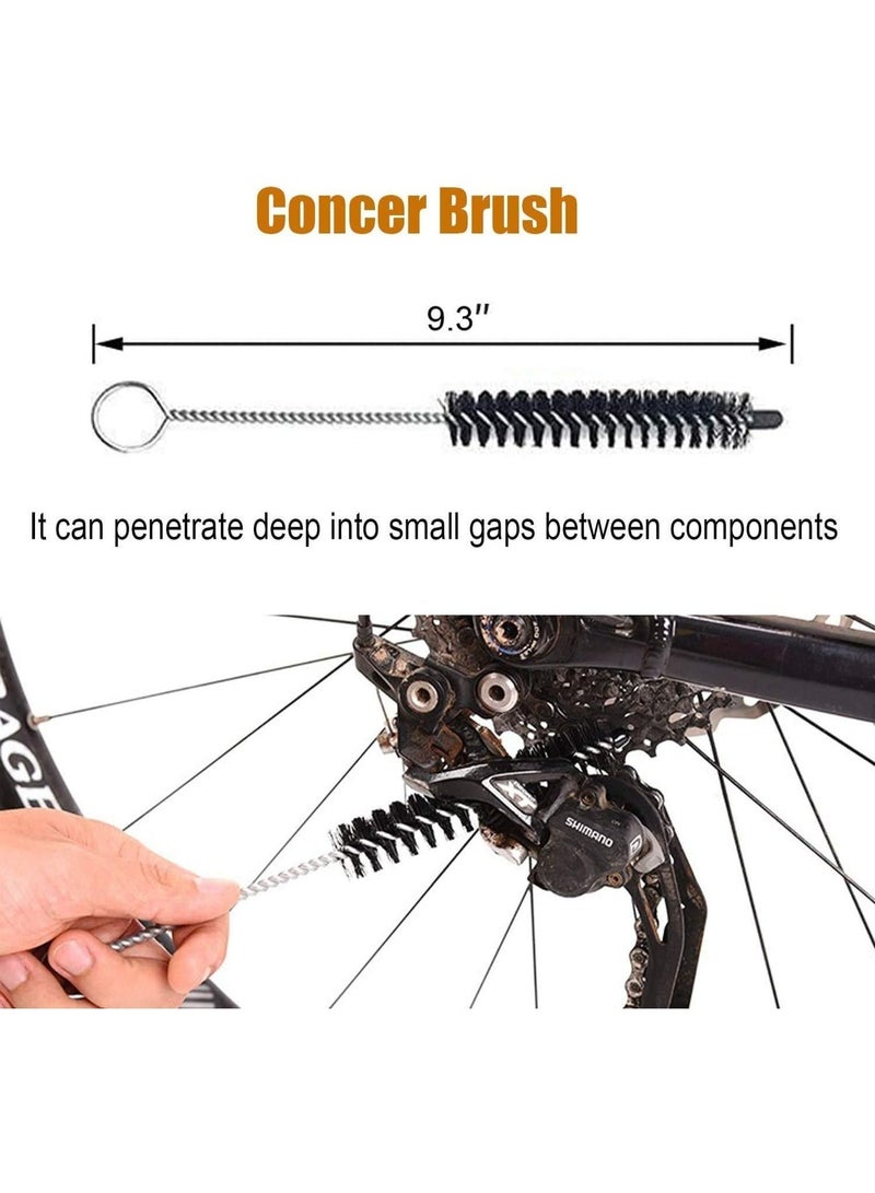 jaexest 8-Piece Bike Cleaning Kit – Professional Bicycle Cleaning Tools Set with Brush Set for Chain, Cassette, Derailleur & Frame – Ideal for Mountain & Road Bike Maintenance - Image 4