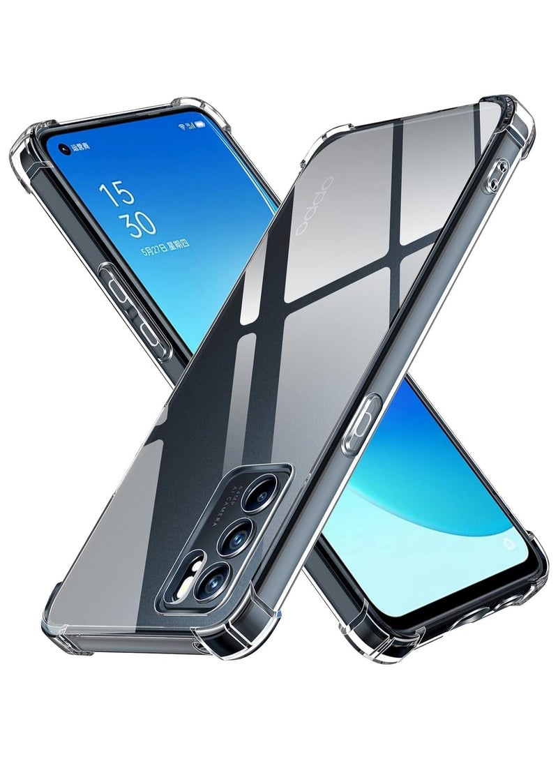 Anti Shock Silicon TPU Cover for OPPO Reno 6 5G