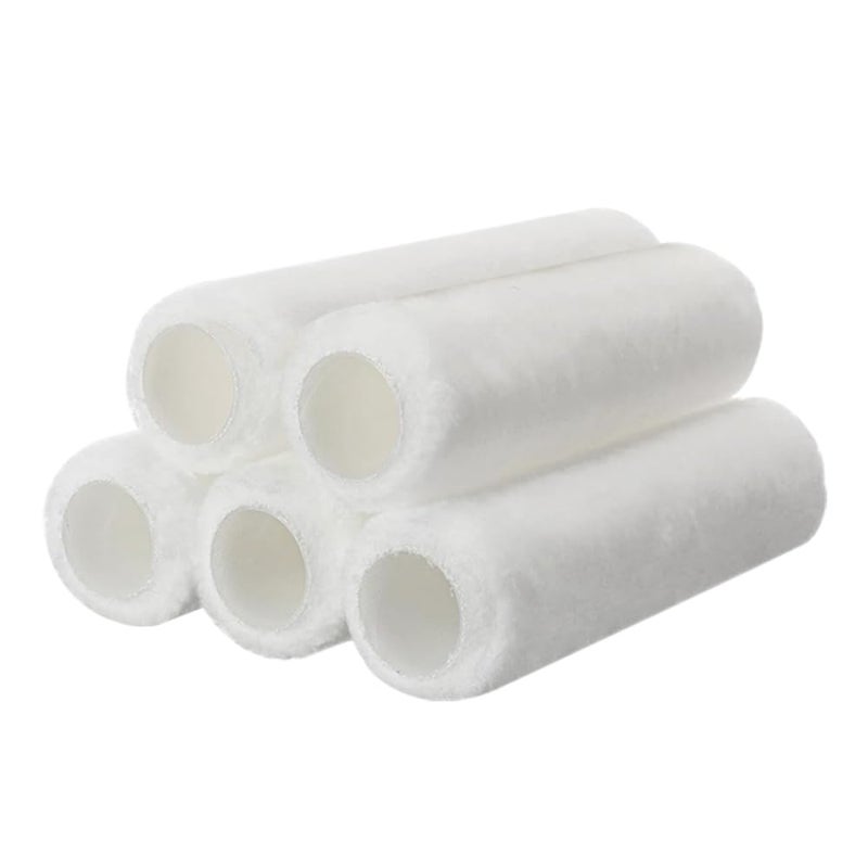 Pro-Grade Pro Grade - Paint Roller Covers - 3/8 X 9 Inch White Nylon 5 Pack - Image 1