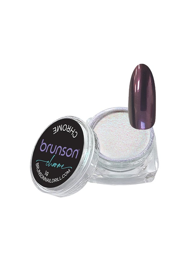 brunson Chrome Mirror Metallic Holographic Effect Art Decoration Manicure Pigment Nail Powder C-22