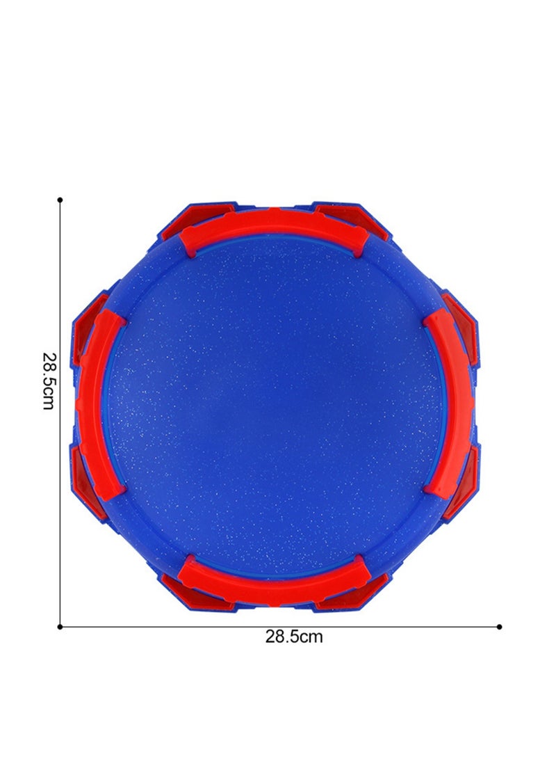 Bursting Beyblade Peripheral Accessories Battle Disc Rotation Battle DIY Competition Disc Toy (XD168-15 Round Disc Gray Box Delivery Ruler Transmitter)) - Image 2