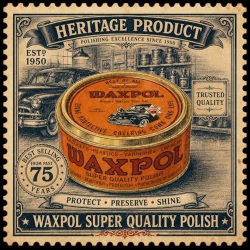 Waxpol Auto Polish 2 Kg (Pack of 6) with Carnauba Wax – Multi-Surface Polish for Cars, Bikes, Metal, Plastic & Wood – High Gloss, Water Beading & UV Protection, Excellent Mould Releasing Wax - Image 4