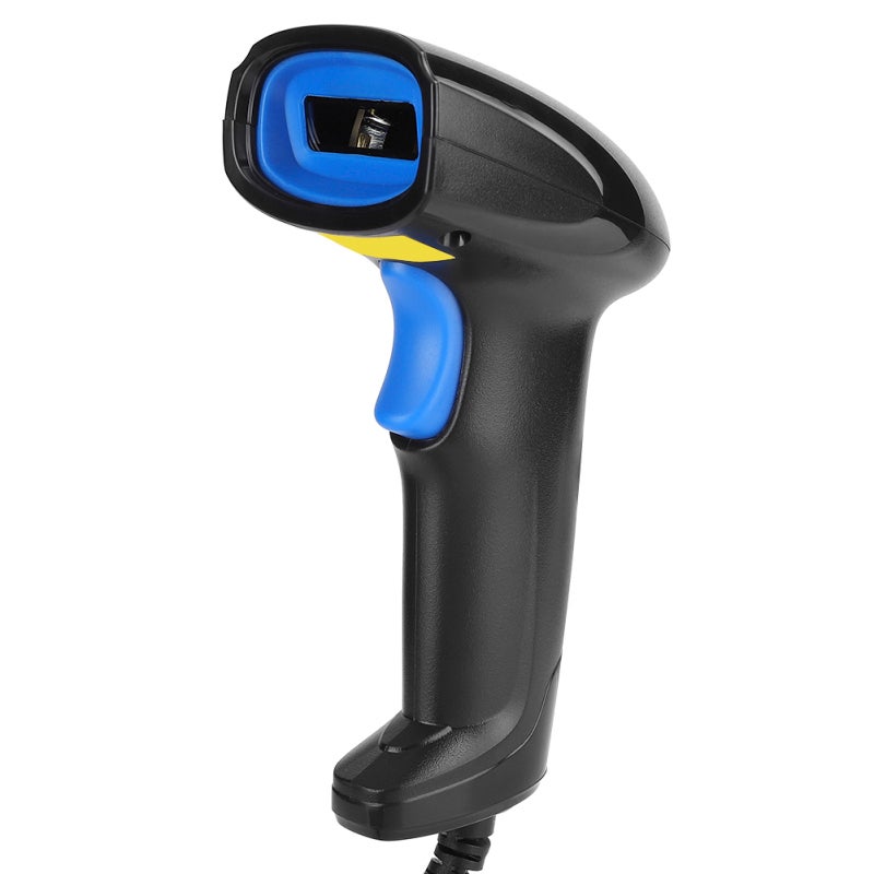 1D Code Scanner: Ergonomic Non-Slip Handle, IP54 Protection, ABS Shell - 300 Times/Second High Speed Laser Barcode Reader for Warehouse, Retail and Inventory Management - Image 4