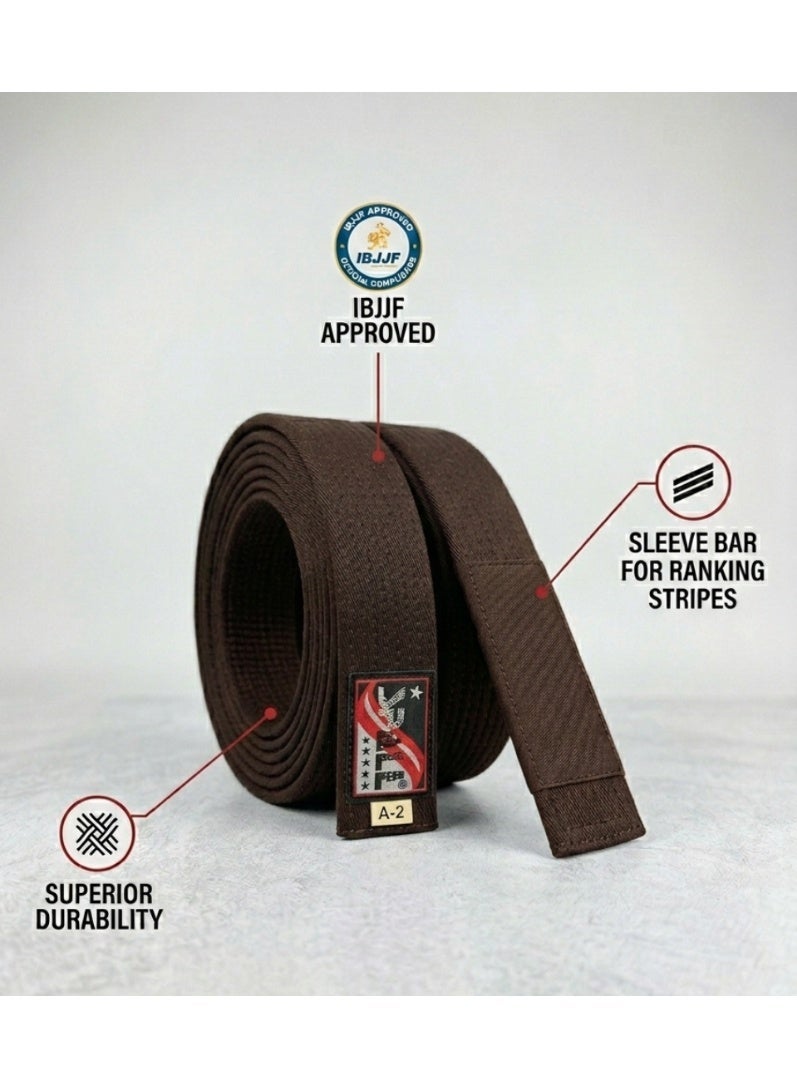 SPALL Jiu Jitsu Belt Premium BJJ Belt for Men Women Kids Brazilian Jiu Jitsu Training Competition Martial Arts Uniform Belt - Image 2