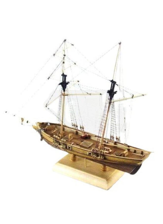 Generic - 170 Scale Wooden Assembly Classic Western Ship Model Kit Harbor Number Model Toy/nautical Model/ship-Color:Newport - Image 1