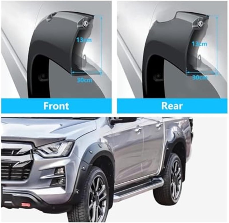 DEMULAX Fender Flares for Isuzu Dmax 2020-2023 - Image 3