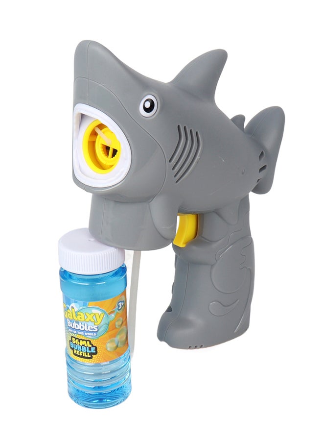No Leaking Shark  Bubble Shooter  With 56ml Bubblesolution , 3 Aa Batteries Not Included