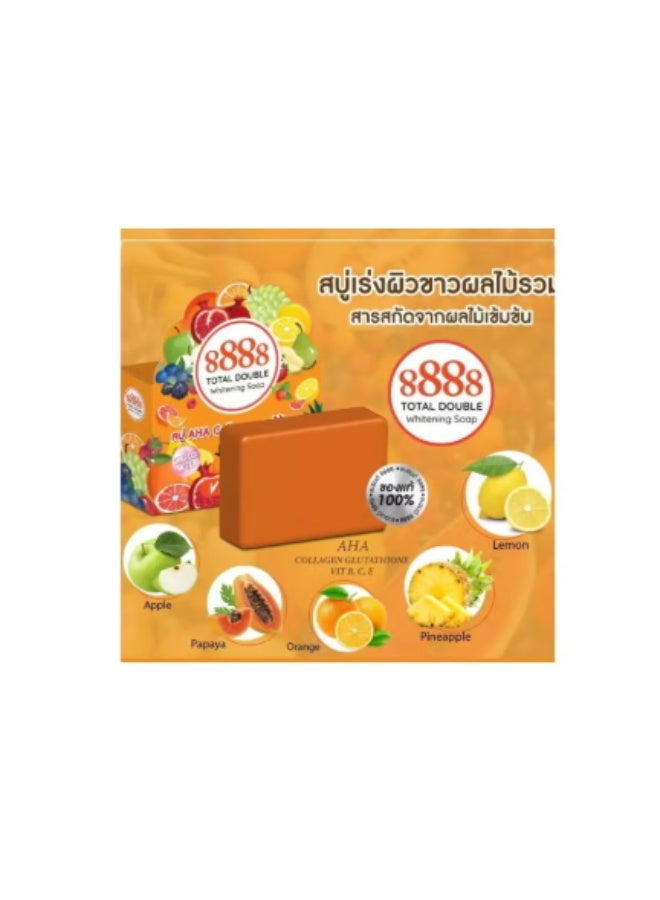 8888 Total Double Whiteing Soap Aha Collagen - Image 2