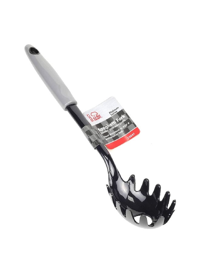 شيف كرافت بلاتينوم سيريس شوكة السباغيتي رمادي وأسود 12.5 بوصة 12041 - Image 4