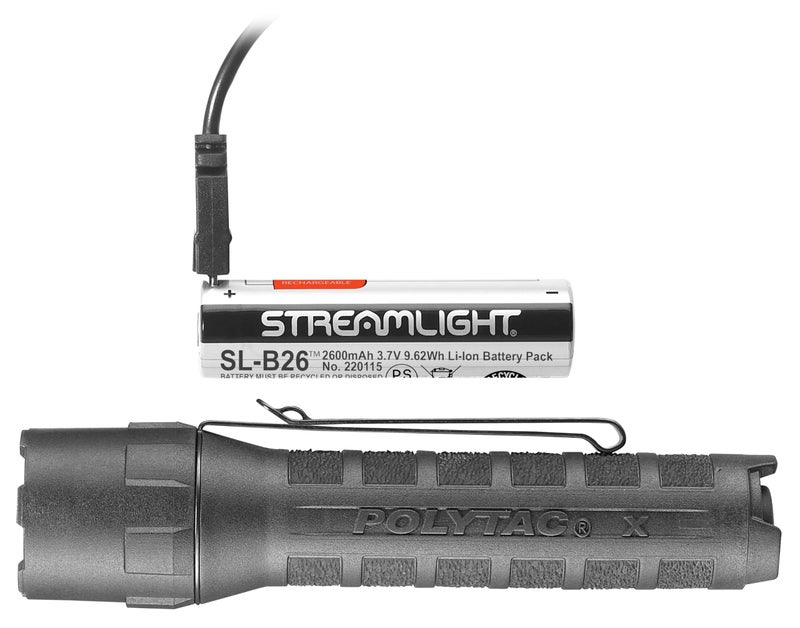 Streamlight 88602 PolyTac X 600-Lumen 11485-Candela Professional Tactical LED Flashlight with Non-Rechargeable Batteries, Clear Retail Packaging, Coyote - Image 4