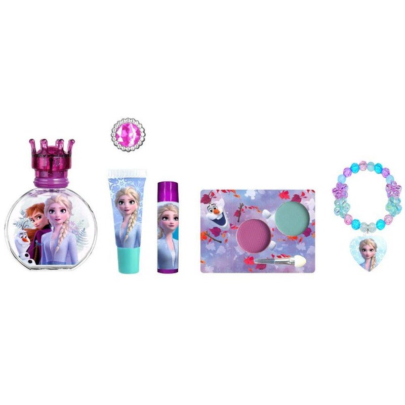 Air Val مجموعة هدايا عطر إير-فال ديزني فروزن أو دو تواليت ومكياج (6 قطع) - Image 2