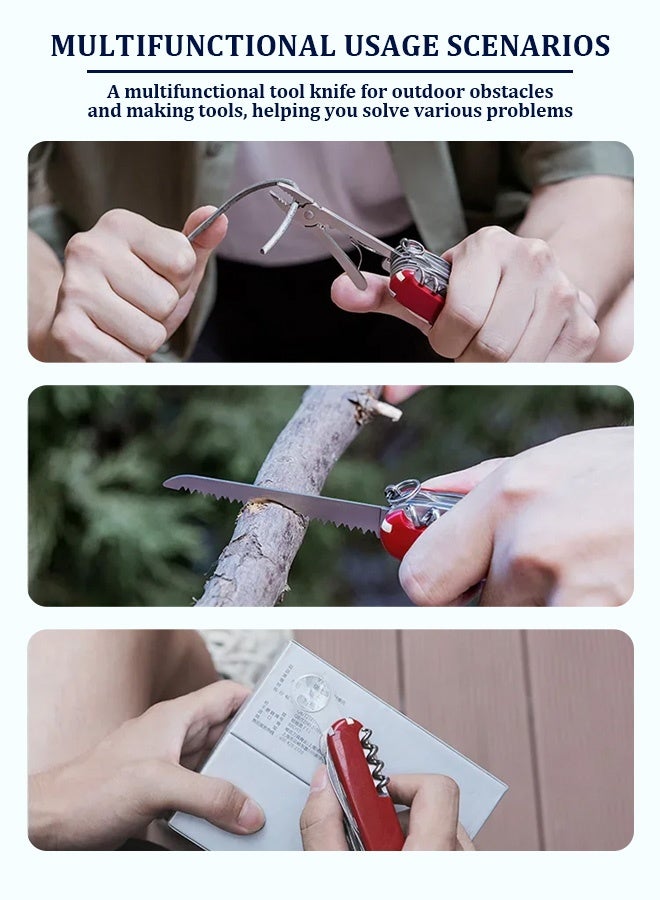 Multi-functional combination tools  portable tool with 33 functions, suitable for various scenarios such as outdoor activities, rock climbing, and other outdoor adventures.  - Image 5