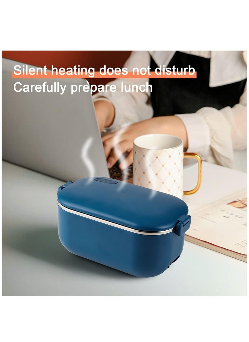 SMILEE Electric Lunch Box, Stainless Steel Heating Bento Box Easy to Clean and Leak-Proof, Portable Food Container for Office and School - Image 2