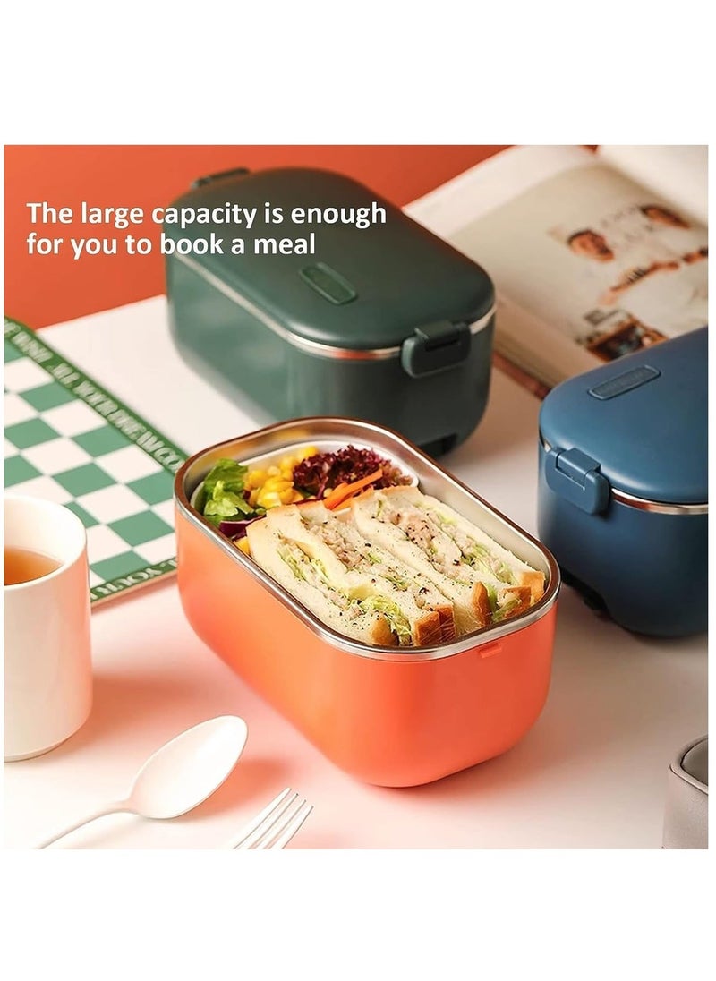 SMILEE Electric Lunch Box, Stainless Steel Heating Bento Box Easy to Clean and Leak-Proof, Portable Food Container for Office and School - Image 5