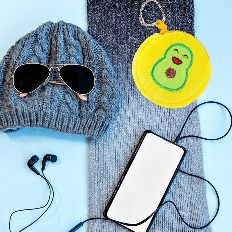 4Pcs Cartoon Earphone Bag Storage Pouch Bag for Kids Girls Teens Women - Image 1