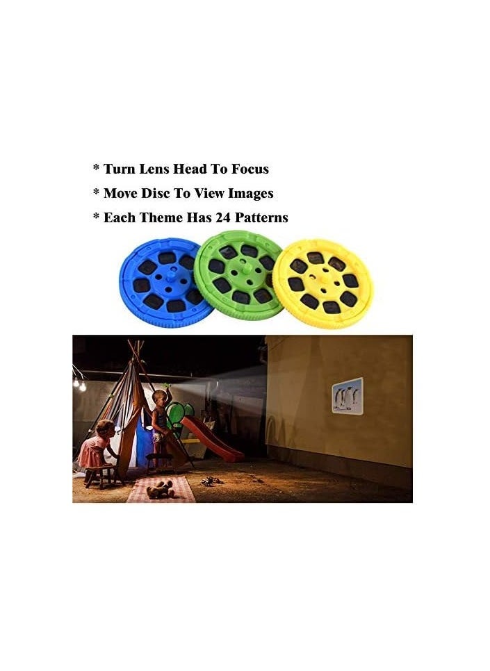 Generic - Children's Projector Toy Educational Science Set Wall Ceiling Tent Flashlight Toddler Flashlight Gift for Boys Girls (Marine Life) - Image 1