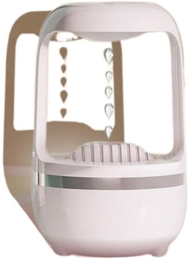 SFDERBF Humidifiers Anti-gravity Water Drop Humidifier 500ML Levitating Water Drops Atomization Time Hourglass Water Fountain Lamp Gift - Image 1