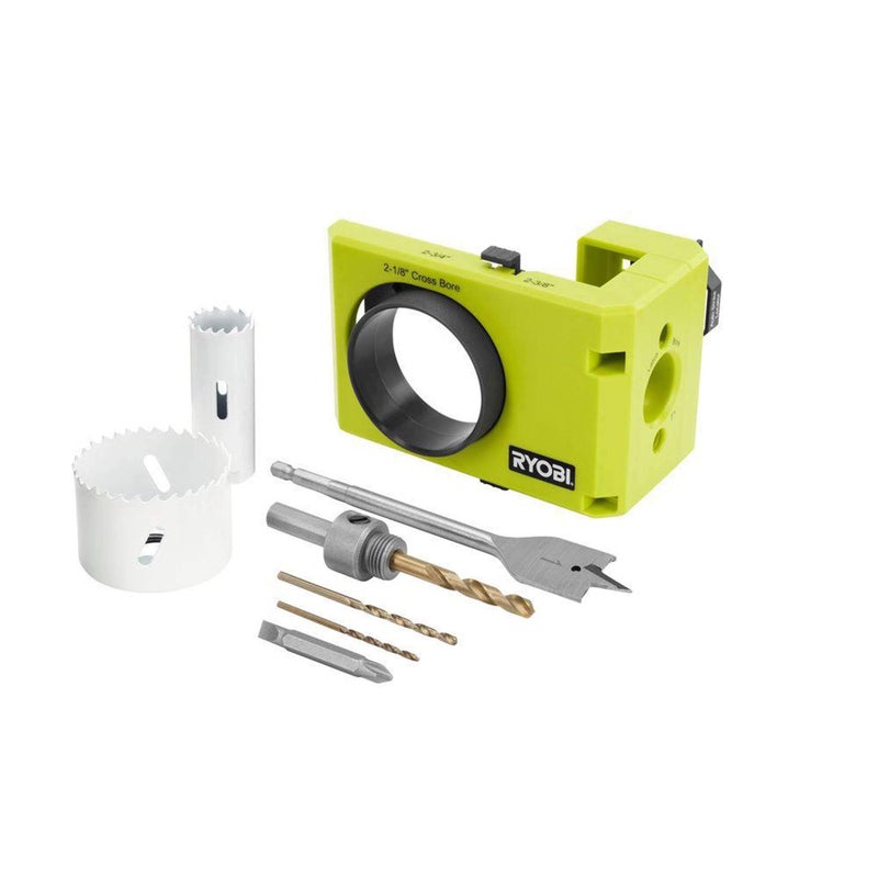 Ryobi Ryobi A99DLK4 Wood and Metal Door Lock Installation Kit for Installing Deadbolts and Locksets  - Image 1