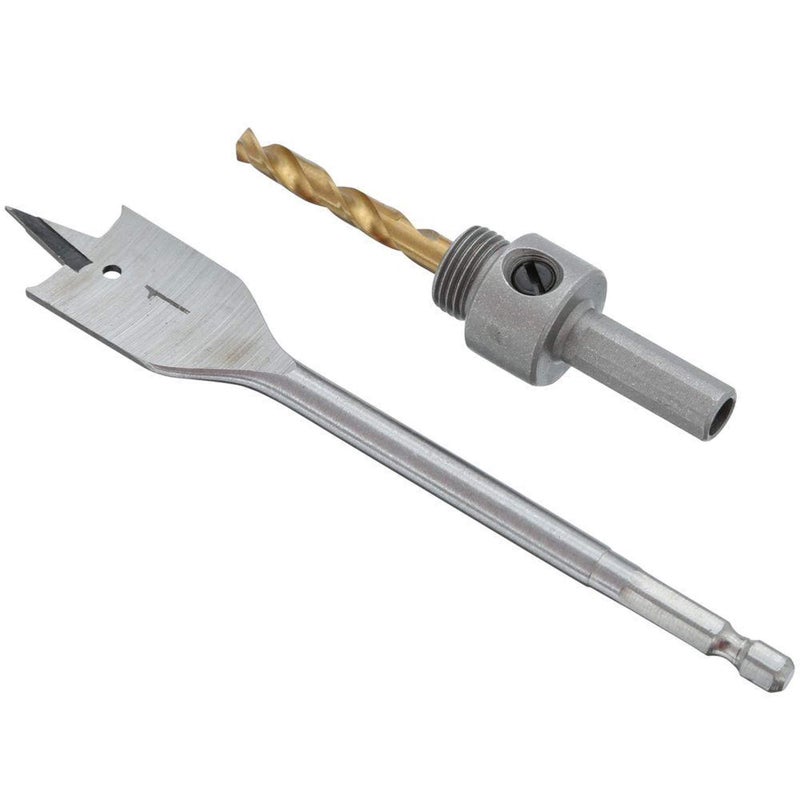 Ryobi Ryobi A99DLK4 Wood and Metal Door Lock Installation Kit for Installing Deadbolts and Locksets  - Image 5