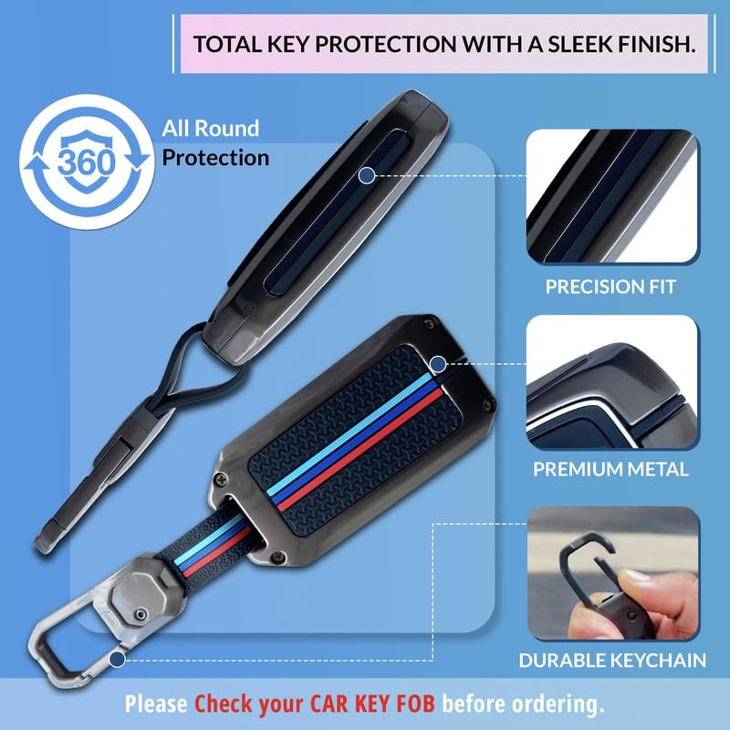 NEODRIFT 'KeyShield' Car Key Cover for Suitable for Honda City (Shape 1, 03 Buttons) (Durable, Stylish, and 360° Protection) - Image 2