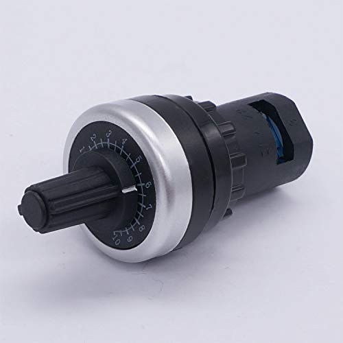 Taiss/ 1Pcs LA42DWQ-22 22mm 5k ohm Governor Rotary Potentiometer Inverter Converter Resistance Variable Frequency Converter Speed Drive Potentiometer b5k ohm - Image 2