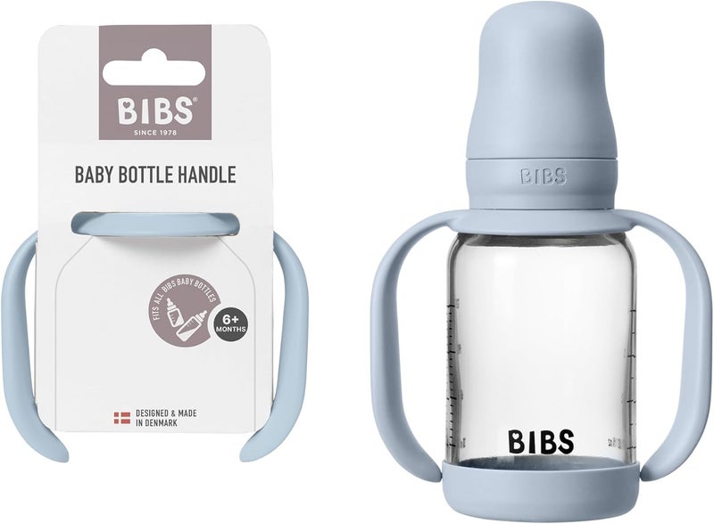 BIBS Baby Bottle Handle - Baby Blue - Image 1