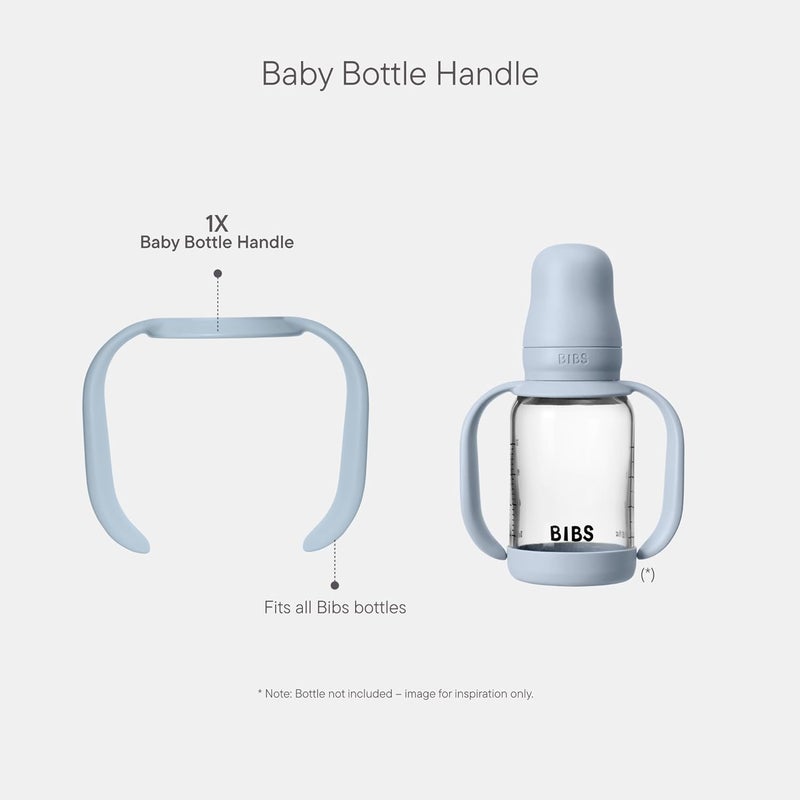 BIBS Baby Bottle Handle - Baby Blue - Image 2