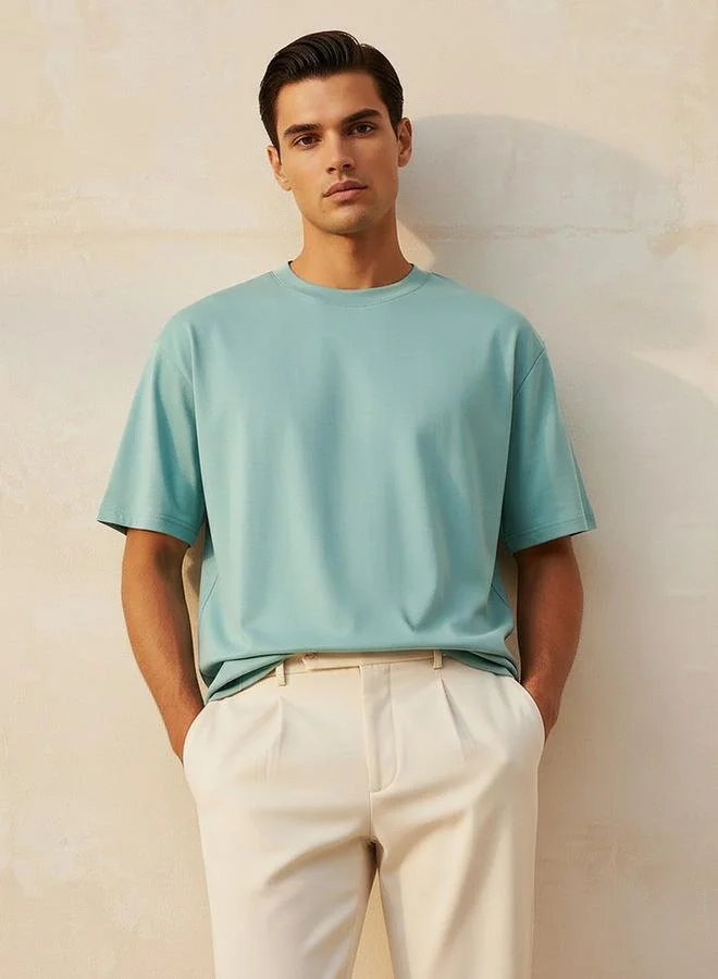 Splash FAV Basics Relaxed Fit Crew Neck Short Sleeves T-shirt