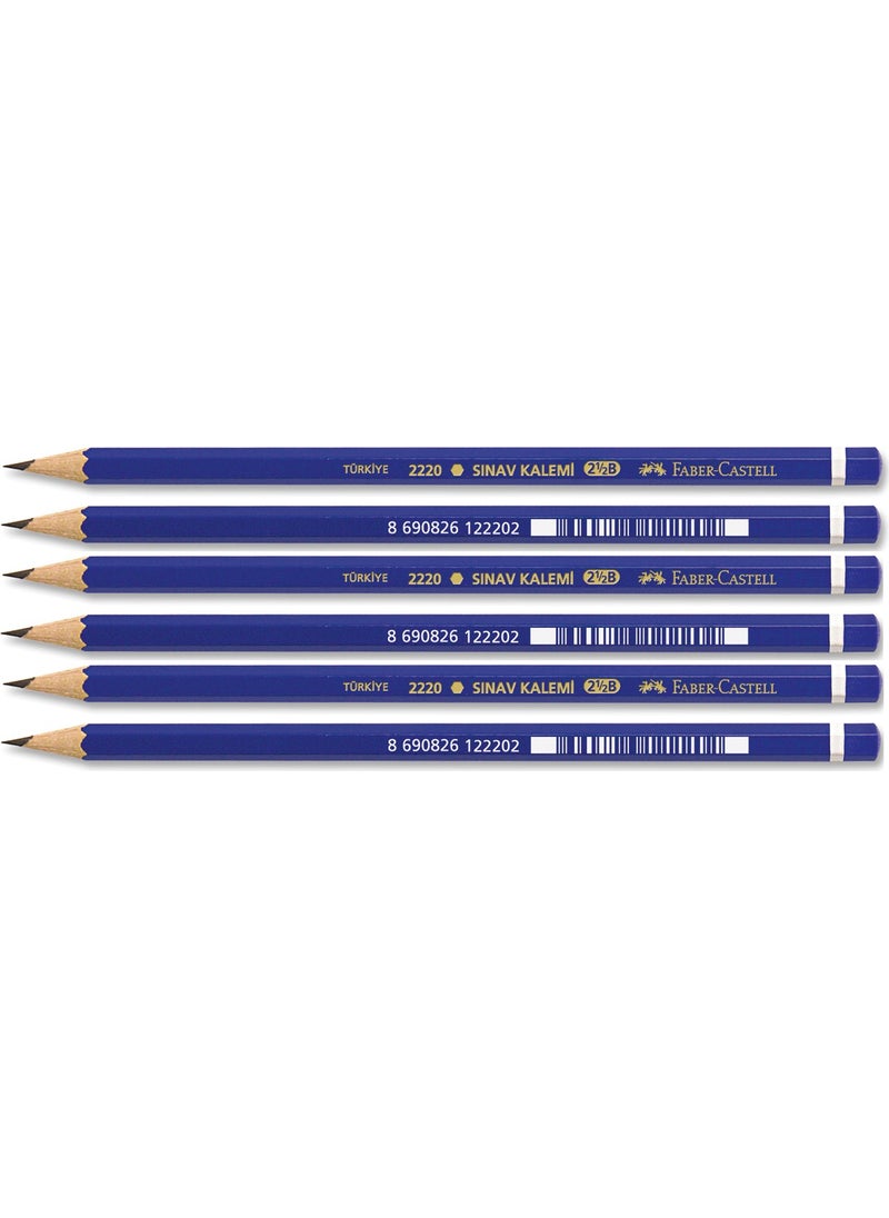 FABER-CASTELL - Faber Exam Pen 6 Pack - Image 1