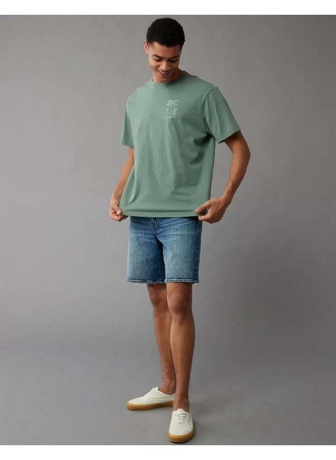 امريكان ايجل Graphic Logo Crew Neck T-Shirt