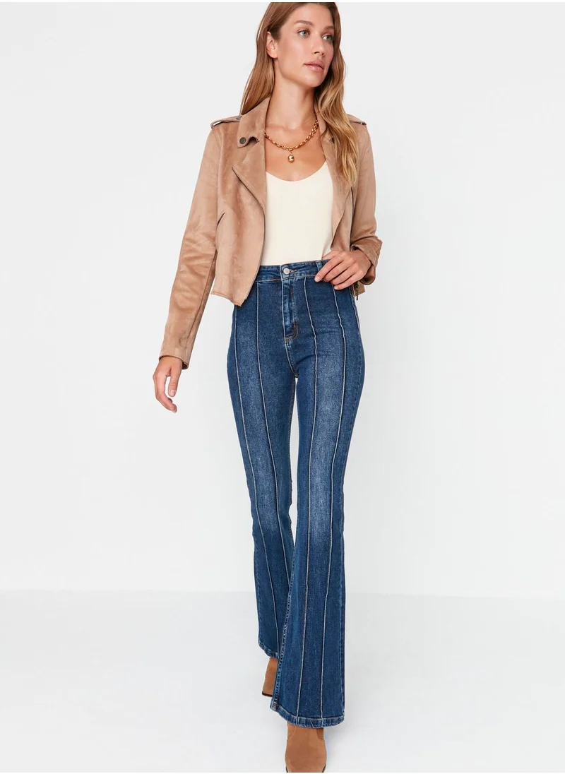 trendyol High Waist Flare Jeans